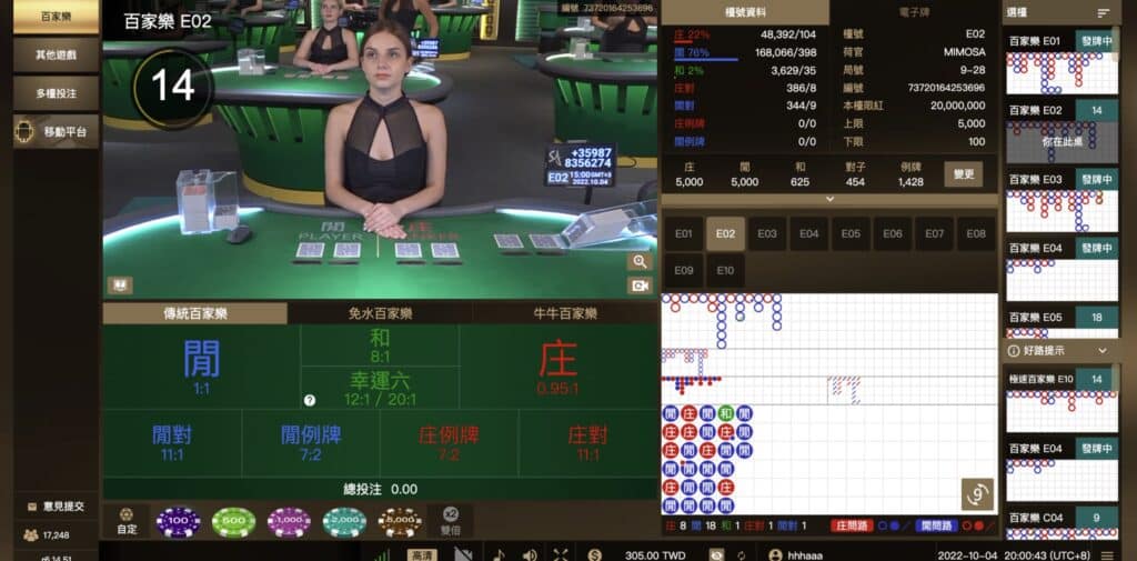 pnxbet casino online baccarat