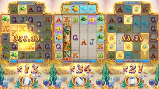 Paytable ng Grand Blue Slot Game